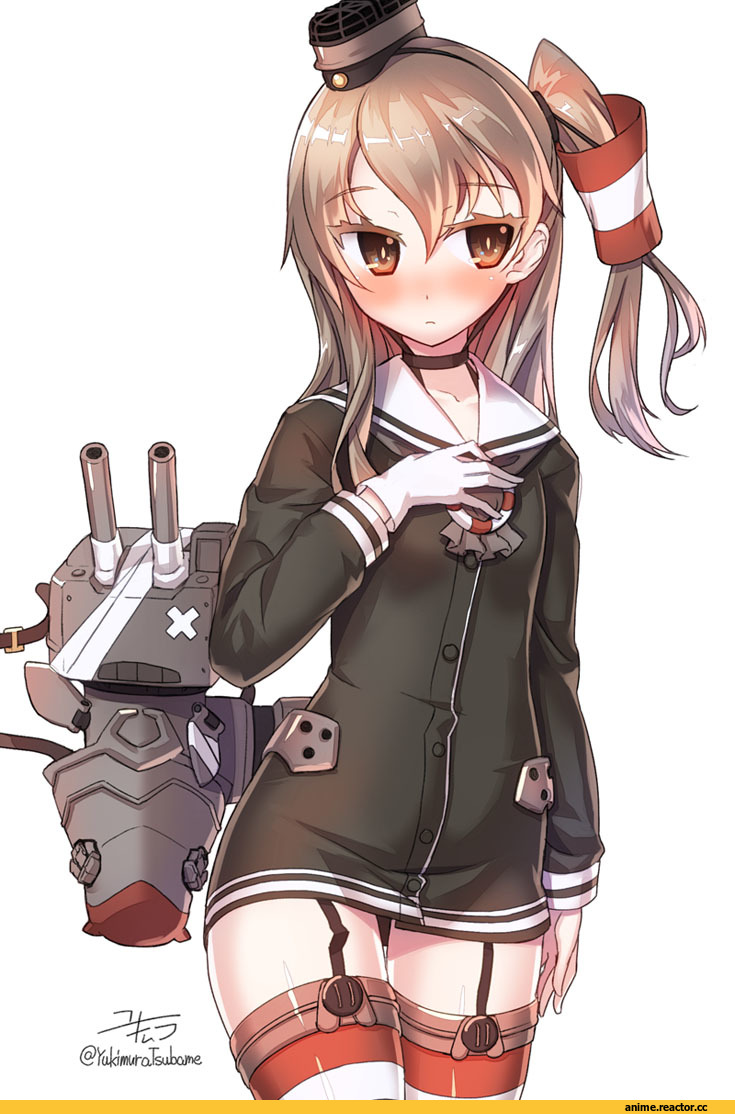 Kantai Collection, Amatsukaze (Kantai Collection), crossover, Girls und Panzer, Shimada Arisu, Anime