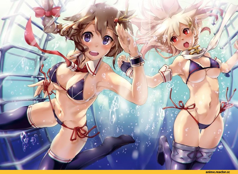 Shigure (Kantai Collection), Kantai Collection, yuudachi (kantai collection), Anime Ero Swim, Anime Ero, Armadillo-Tokage, Anime Art, Anime