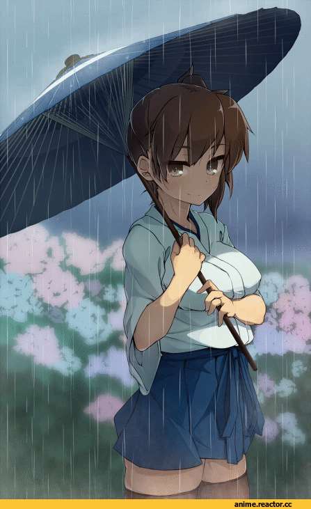 Kaga (Kantai Collection), Kantai Collection, kuroneko shiro, anime gif, Anime