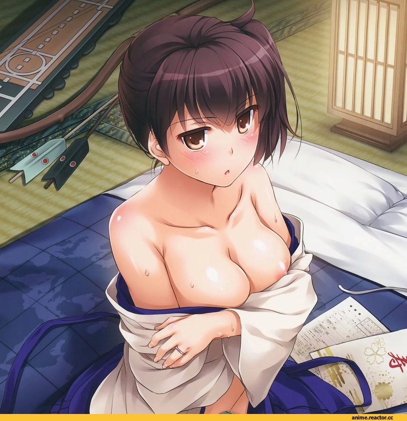 Kantai Collection, Anime Ero, Anime Ero Oppai, Anime Ero Swim, Anime Adult Wet, Kaga (Kantai Collection), Anime