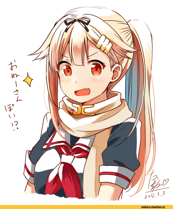 Kantai Collection, Yuudachi, unajuu, Anime