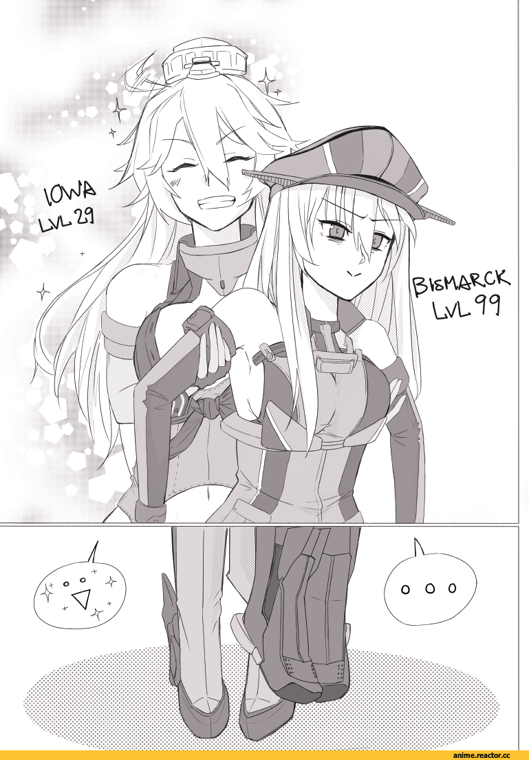 Iowa (Kantai Collection), Kantai Collection, Bismarck (Kantai Collection), Anime