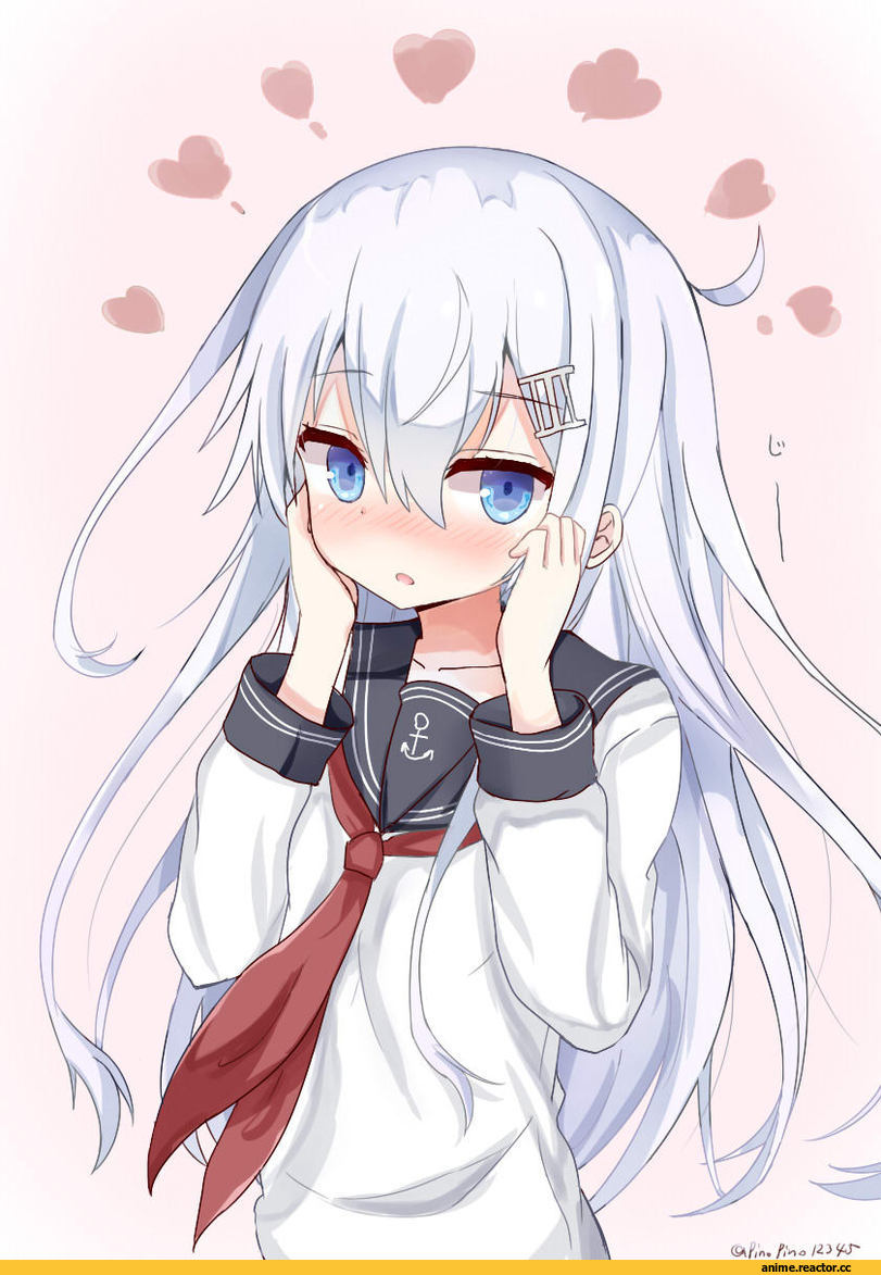 pinoaisu, Hibiki (Kantai Collection), Kantai Collection, Anime