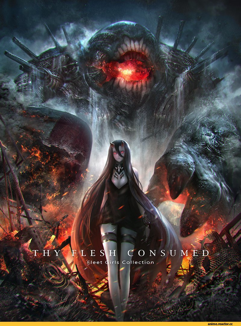 Bacius, artist, battleship hime, Kantai Collection, Anime