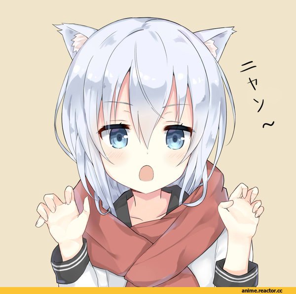 chicking, Hibiki (Kantai Collection), Kantai Collection, Animal Ears, Anime