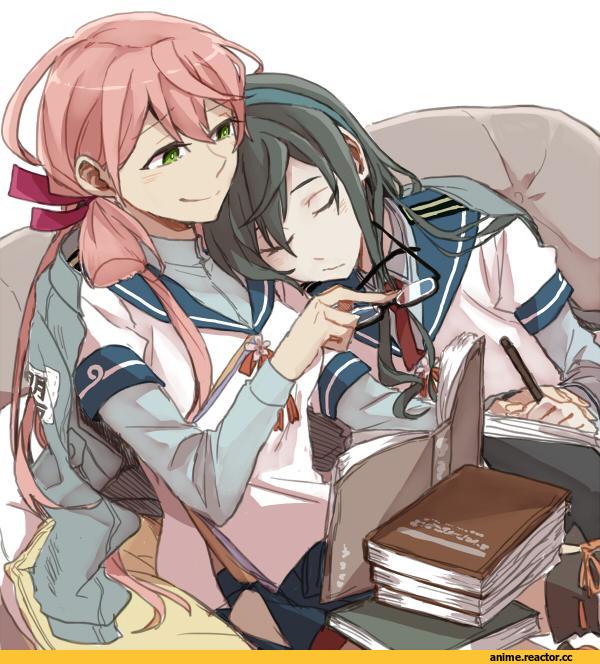 Ooyodo (Kantai Collection), Kantai Collection, Akashi (Kantai Collection), ree (re-19), Anime