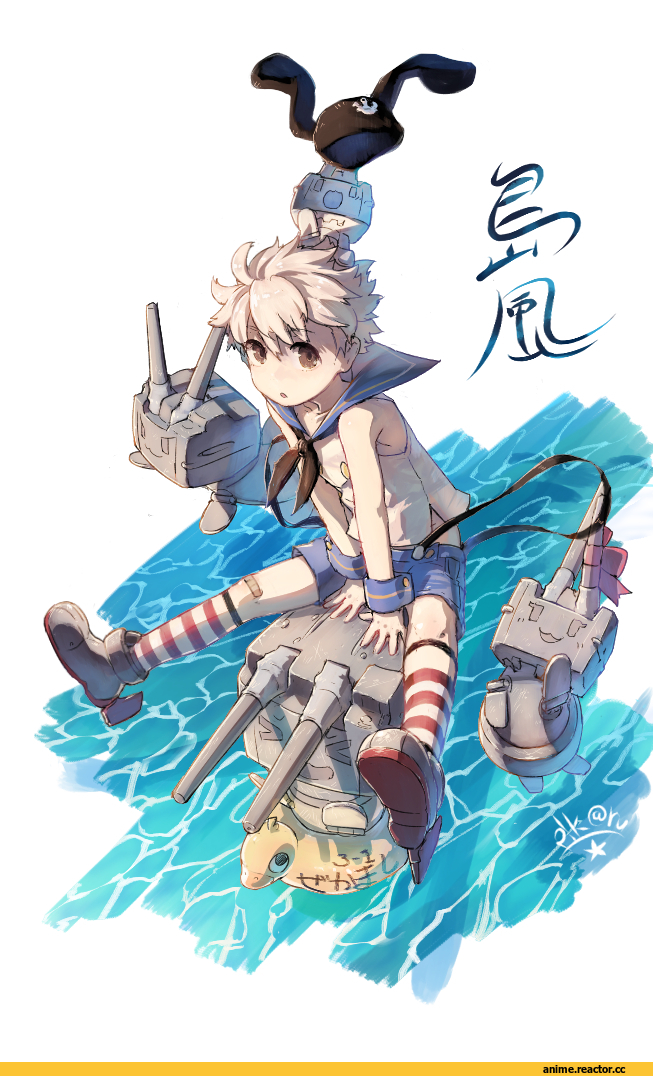 Kantai Collection, Shimakaze, r63, tokonatu, rensouhou-chan, Anime