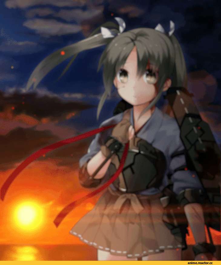 Zuikaku, Kantai Collection, kuro chairo no neko, anime gif, Anime