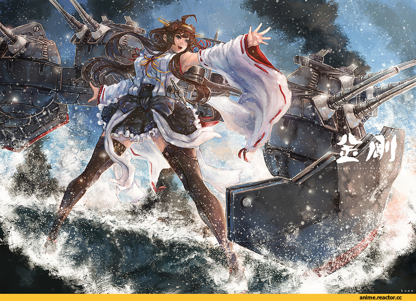 kuon (kwonchanji), Kongou (Kantai Collection), Kantai Collection, Anime