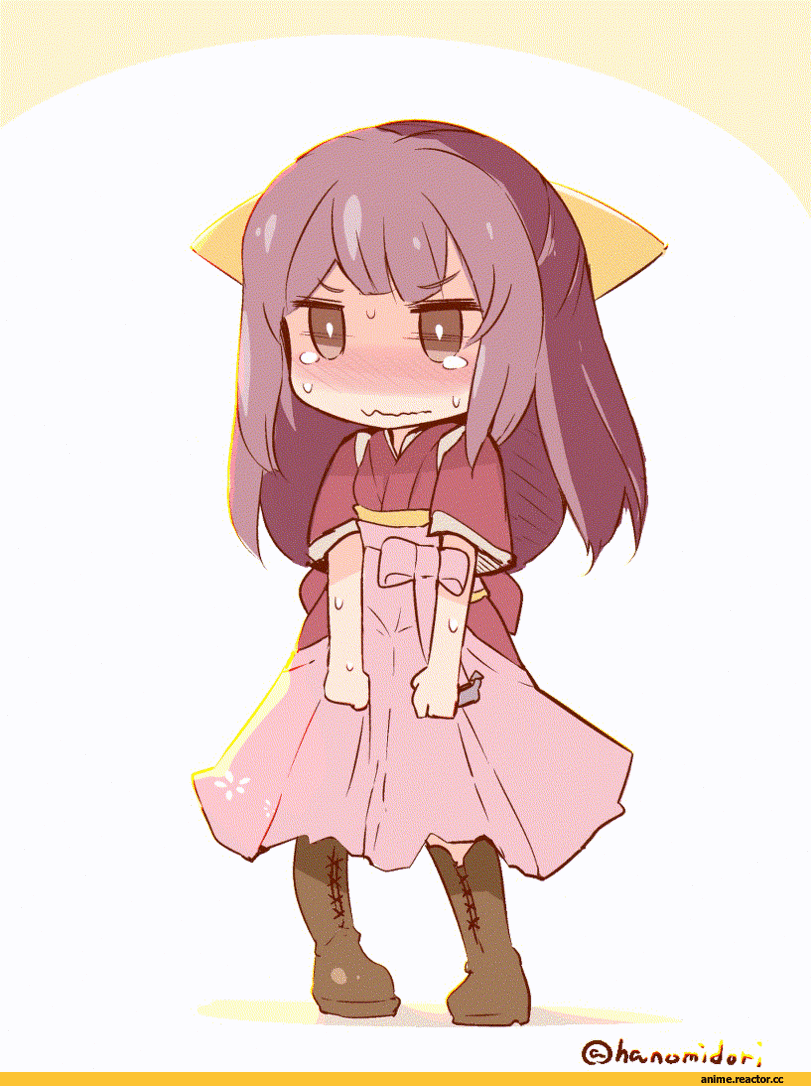 Anime Гифки, hanomido, Kantai Collection, Kamikaze (Kantai Collection), удалённое, Anime