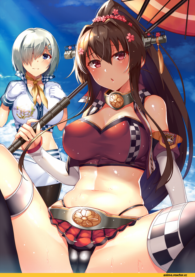 Hamakaze (Kantai Collection), Kantai Collection, Yamato (Kantai Collection), Horosuke (Toot08), Anime Adult Wet, Anime Ero Swim, Anime Ero, Anime