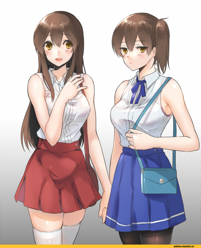 Kaga (Kantai Collection), Kantai Collection, Akagi (Kantai Collection), Fukuroumori, Anime
