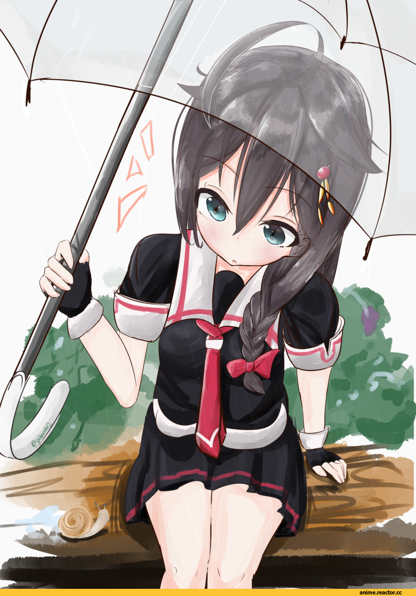 Shigure (Kantai Collection), Kantai Collection, syabaro482, Anime