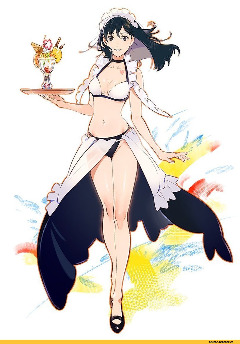 AO, Anime Art, Kaisen, Maid, Anime Ero Swim, Anime Ero, Anime