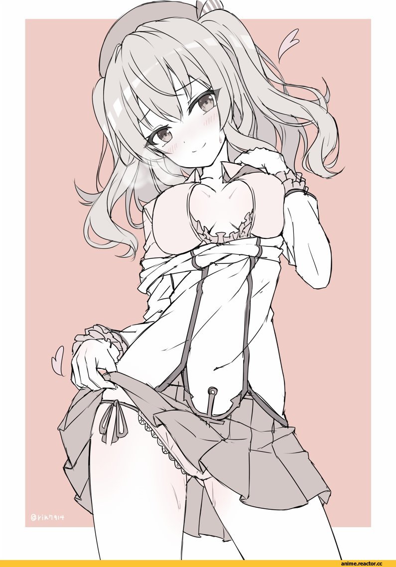 Kashima (Kantai Collection), Kantai Collection, Nikkunemu, Anime Art, Anime Adult pantsu, Anime Ero, Monochrome (Anime), Anime
