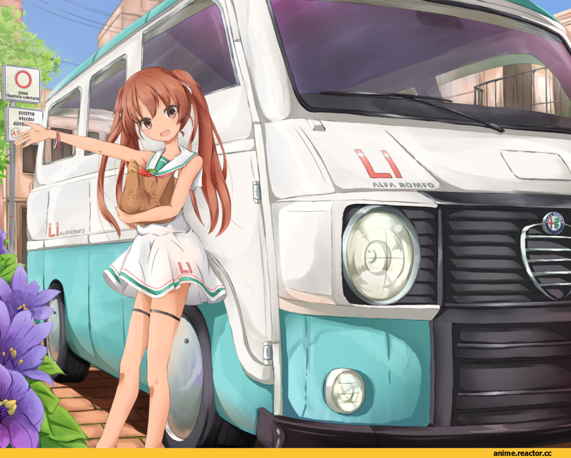 Libeccio (Kantai Collection), Kantai Collection, munehiro (21plus), Anime