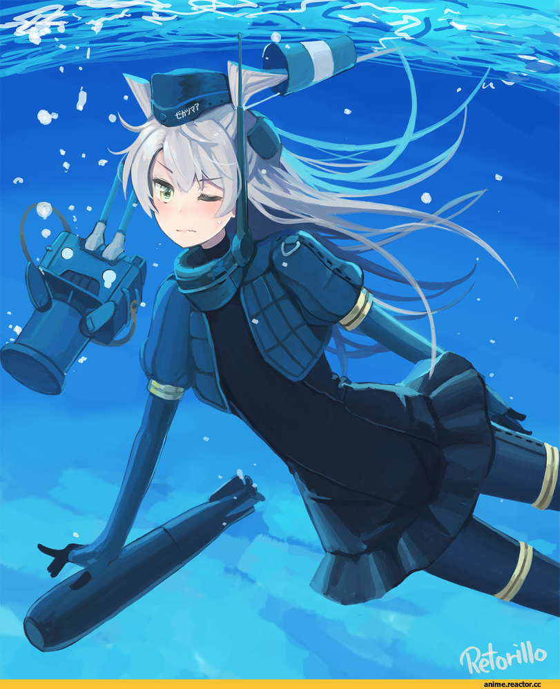 Amatsukaze (Kantai Collection), Kantai Collection, retorillo, Anime