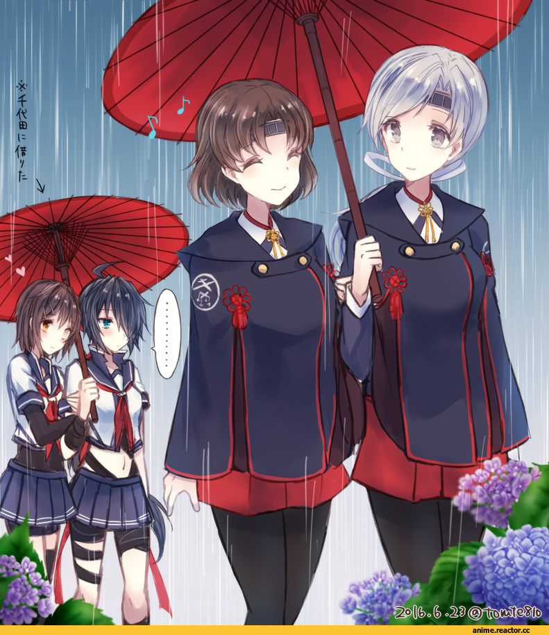 torute, Chitose (Kantai Collection), Kantai Collection, Chiyoda (Kantai Collection), Kako (Kantai Collection), Furutaka (Kantai Collection), Anime