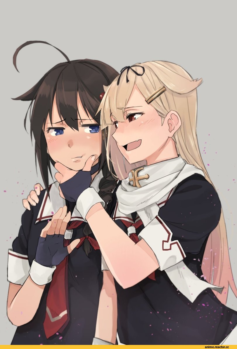 Shigure (Kantai Collection), Kantai Collection, Yuudachi, wataro (watawatawatapon), Anime