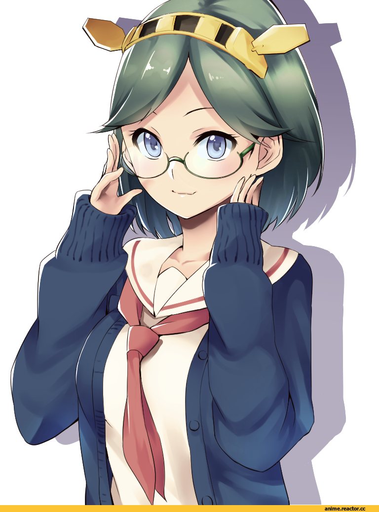 Kirishima (Kantai Collection), Kantai Collection, Megane, uramiyuki, Anime