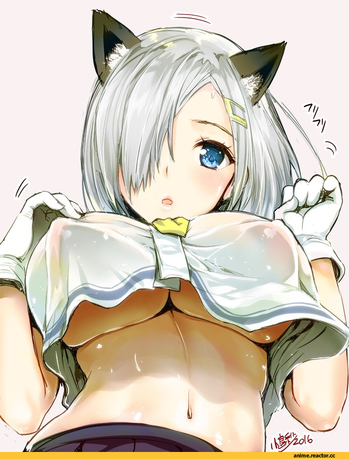 Kojima Saya, Anime Art, Hamakaze (Kantai Collection), Kantai Collection, Animal Ears, Anime Ero Oppai, Anime Ero, Anime