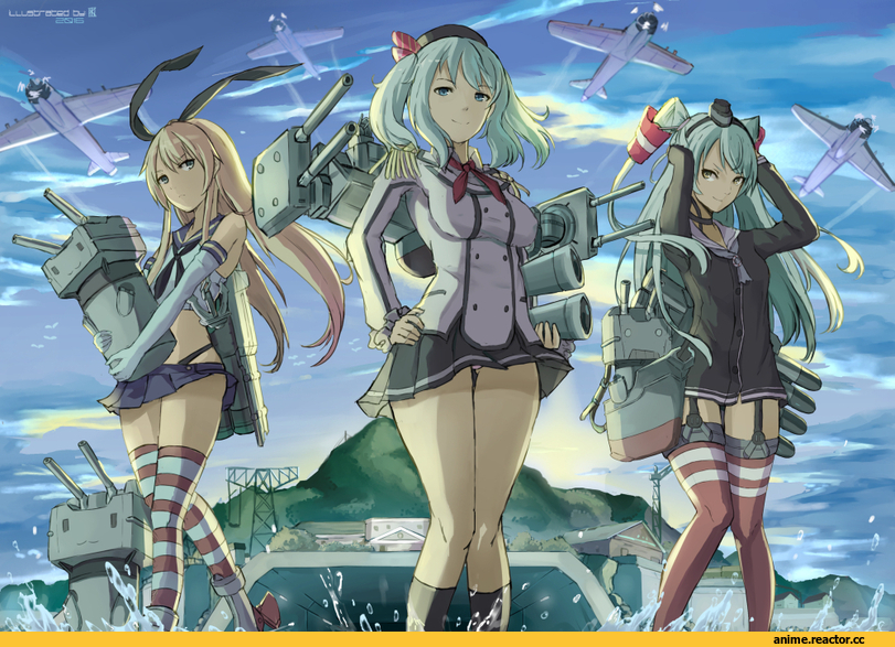 Kashima (Kantai Collection), Kantai Collection, Shimakaze, Amatsukaze (Kantai Collection), kakekcaboel, Fubuki (Kantai Collection), Anime