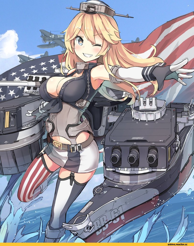 nanashina, Iowa (Kantai Collection), Kantai Collection, Anime