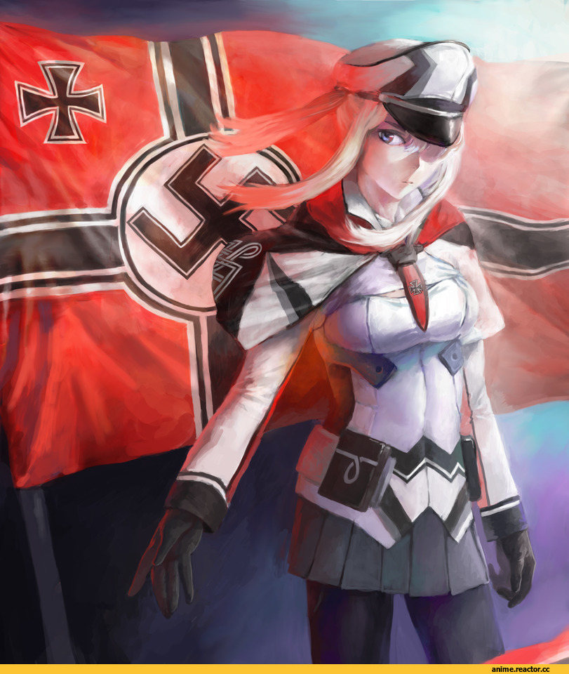 Graf Zeppelin, Kantai Collection, Anime Art, удалённое, Anime