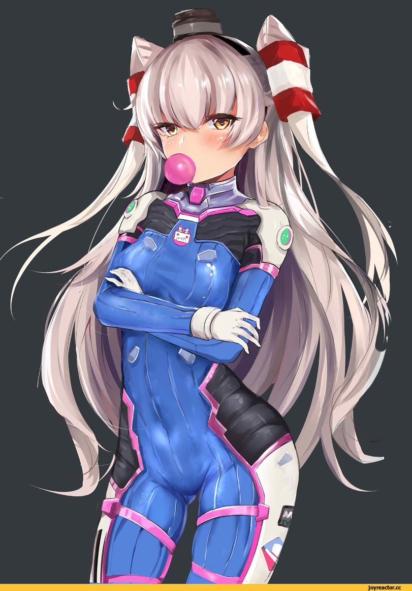 Amatsukaze (Kantai Collection), Kantai Collection, SLm, crossover, Overwatch art, Overwatch, Blizzard, фэндомы, D.Va, Anime