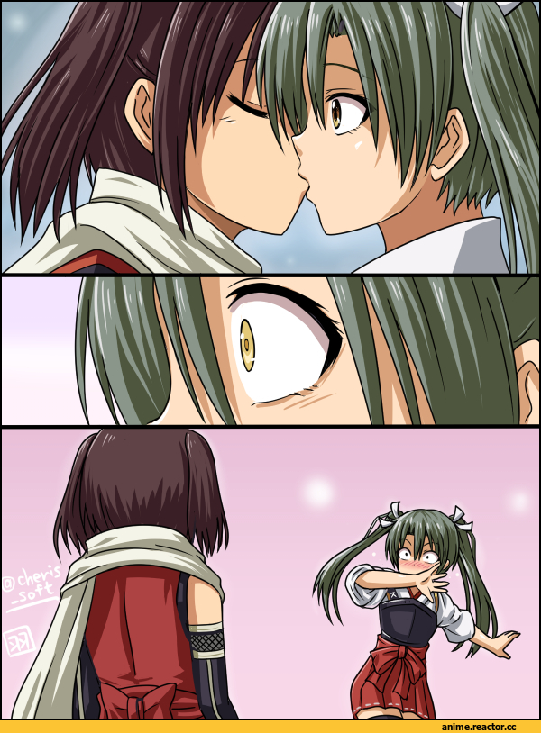 Sendai (Kantai Collection), Kantai Collection, Zuikaku (Kantai Collection), haura akitoshi, Shoujo Ai, Anime