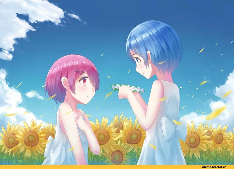 Re Zero Kara Hajimeru Isekai Seikatsu, Ram (Re Zero), Rem (re zero), 1994TOM, Anime