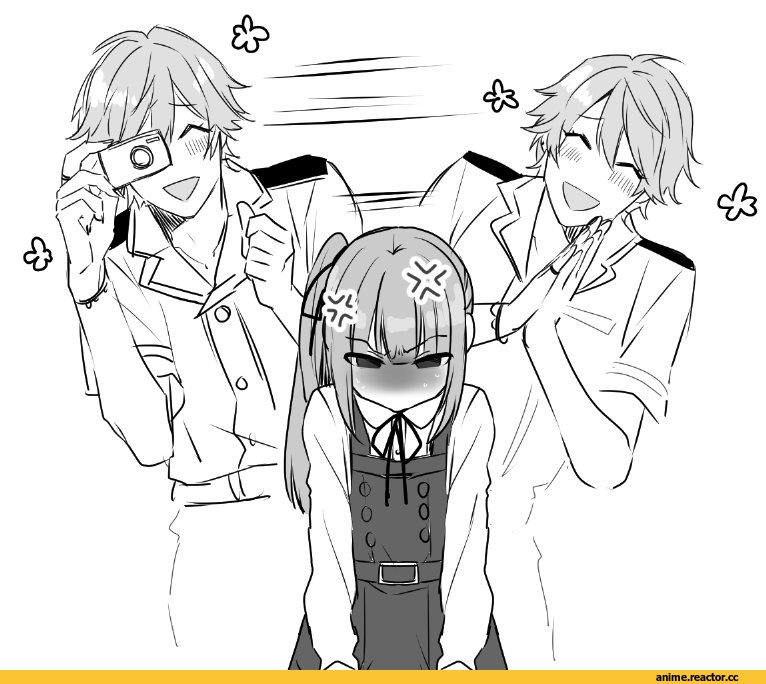 nagomi (mokatitk), Kasumi (Kantai Collection), Kantai Collection, Admiral (Kantai Collection), Monochrome (Anime), admiral arisugawa, Anime