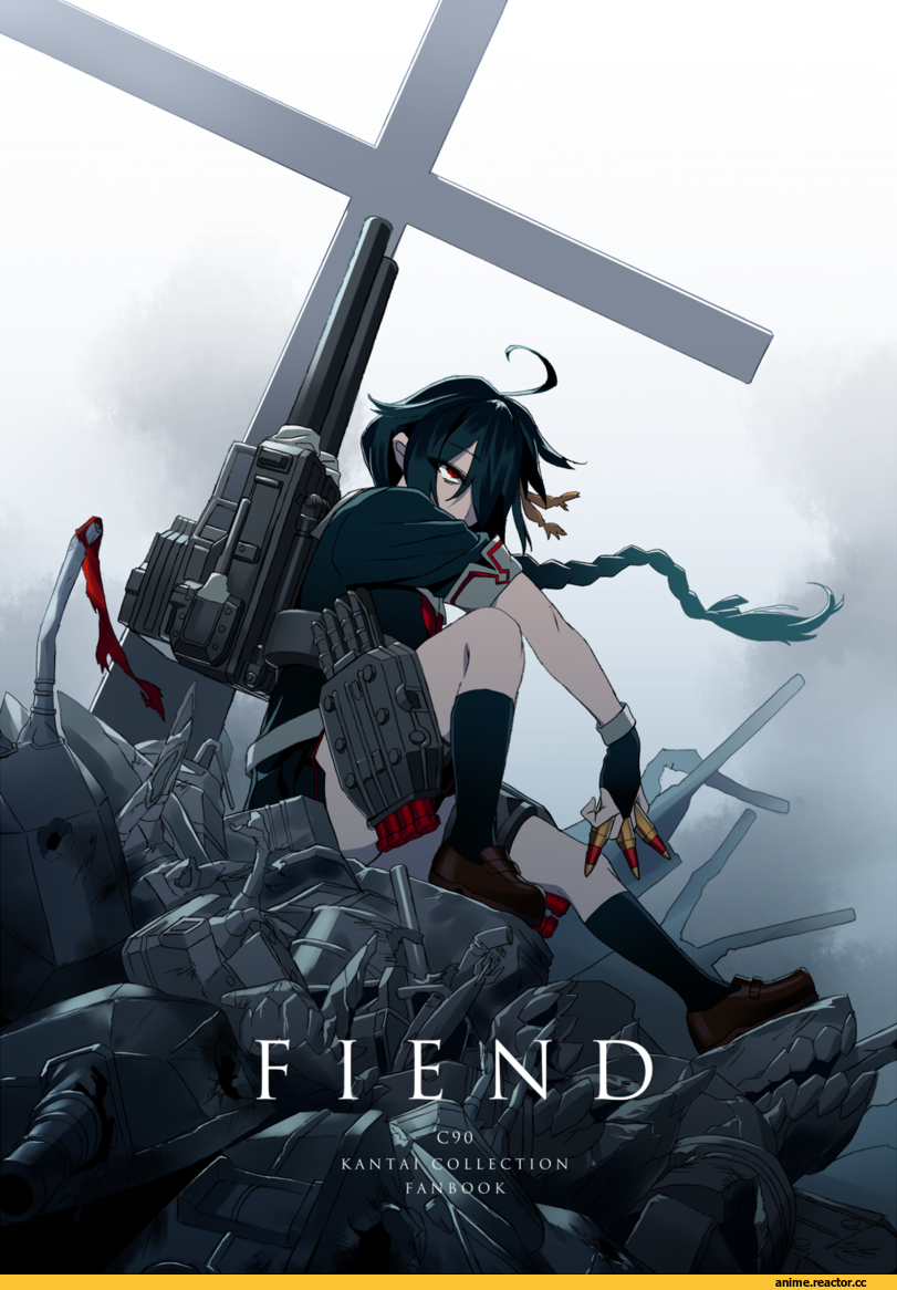 blew andwhite, Shigure (Kantai Collection), Kantai Collection, Anime