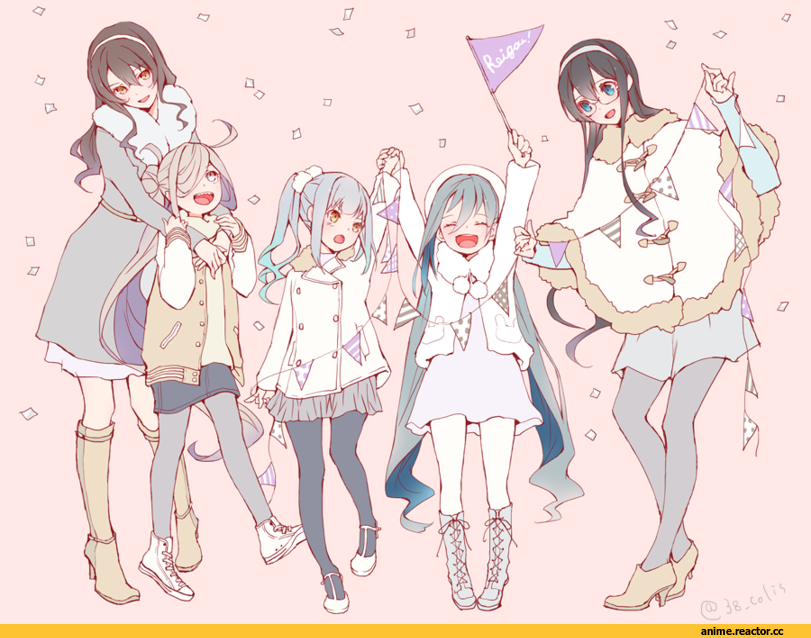 Ooyodo (Kantai Collection), Kantai Collection, Ashigara (kantai collection), Asashimo (Kantai Collection), Kasumi (Kantai Collection), Kiyoshimo (Kantai Collection), Colis (Regunm772), Anime