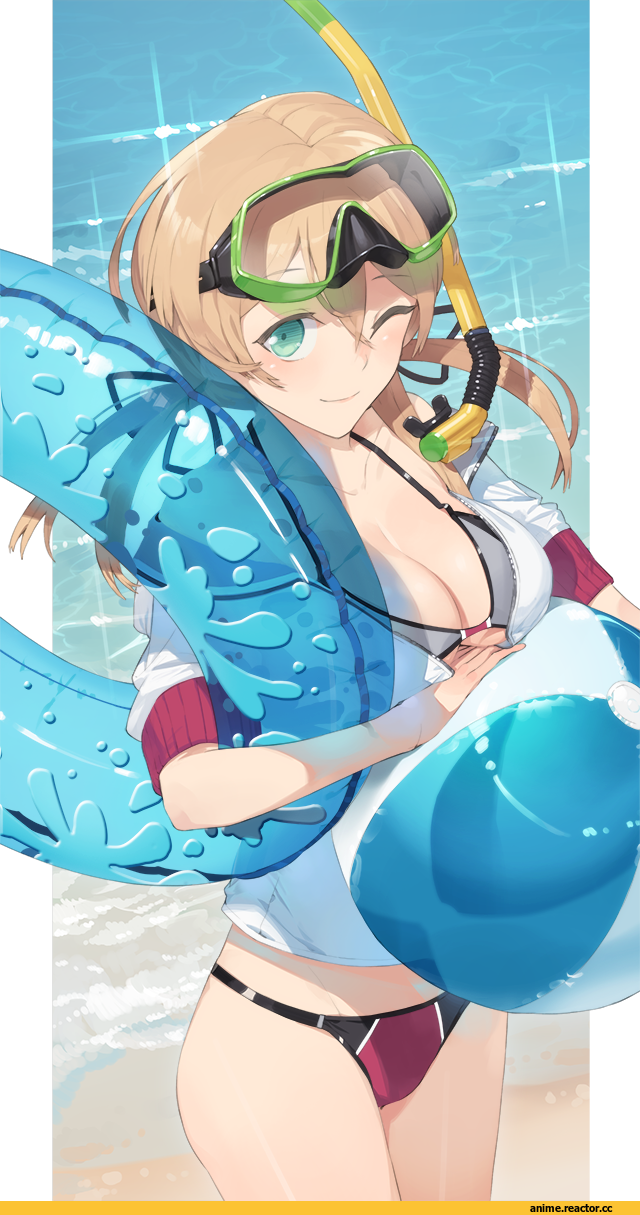 Hayashi Kewi, Prinz Eugen, Kantai Collection, Anime Ero Swim, Anime Ero, Anime