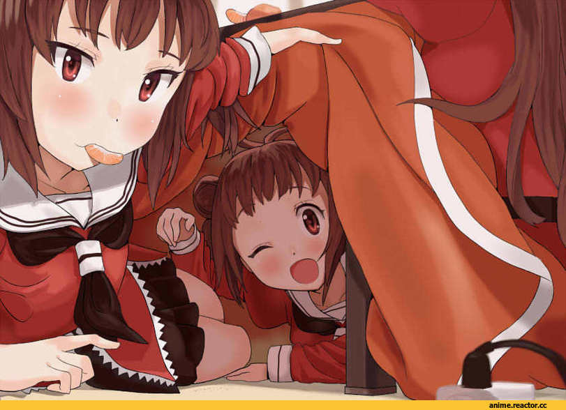tonari no kai keruberosu, Naka (Kantai Collection), Kantai Collection, Jintsuu (Kantai Collection), Sendai (Kantai Collection), Anime