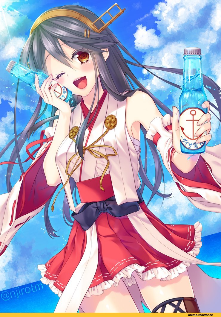 ichimatsu nana, Haruna (Kantai Collection), Kantai Collection, Anime
