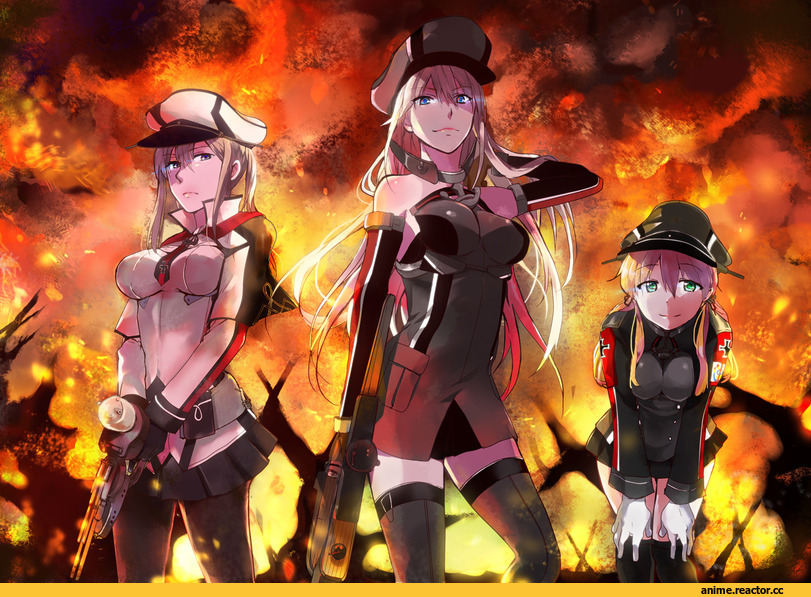 Kantai Collection, Graf Zeppelin, Bismarck (Kantai Collection), Prinz Eugen, Anime