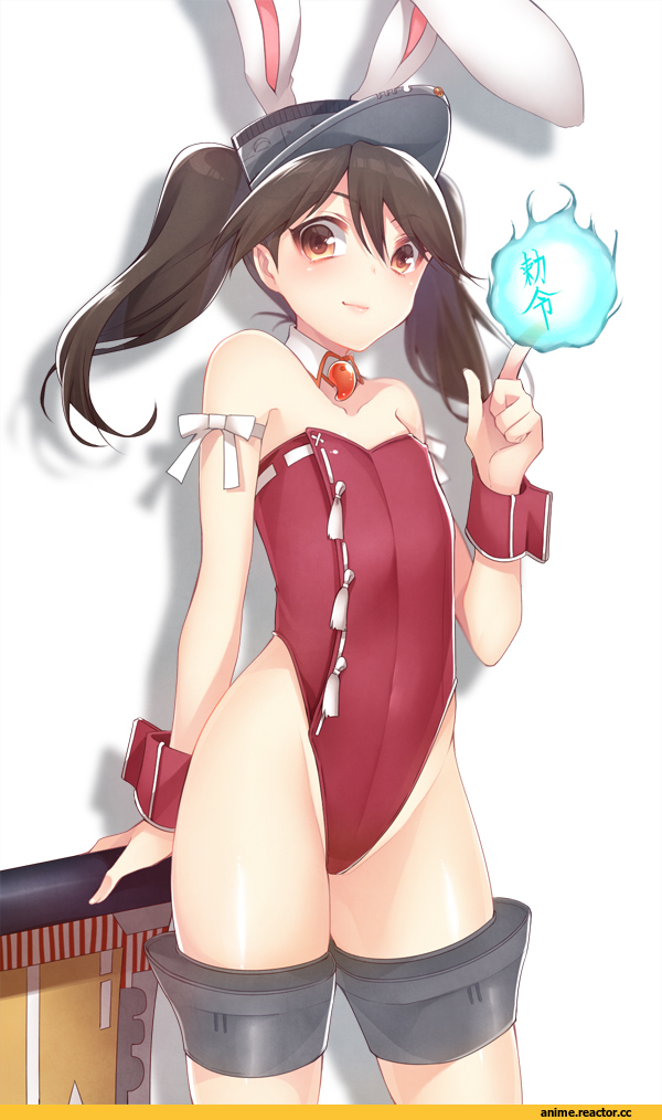 hattori masaki, Ryuujou, Kantai Collection, Usagimimi, Animal Ears, Anime