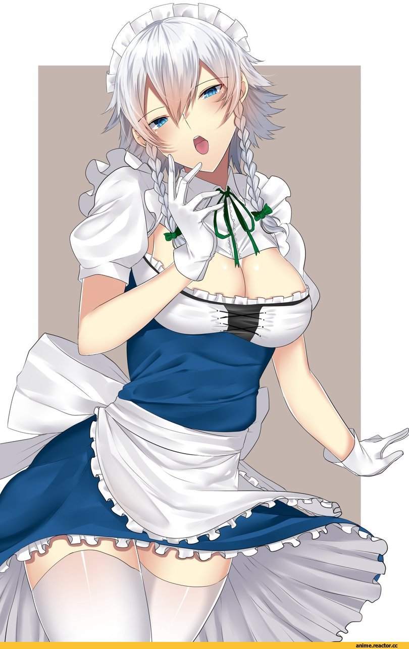 Izayoi Sakuya, Touhou Project, Onineko-Chan, Anime Art, Maid, Anime