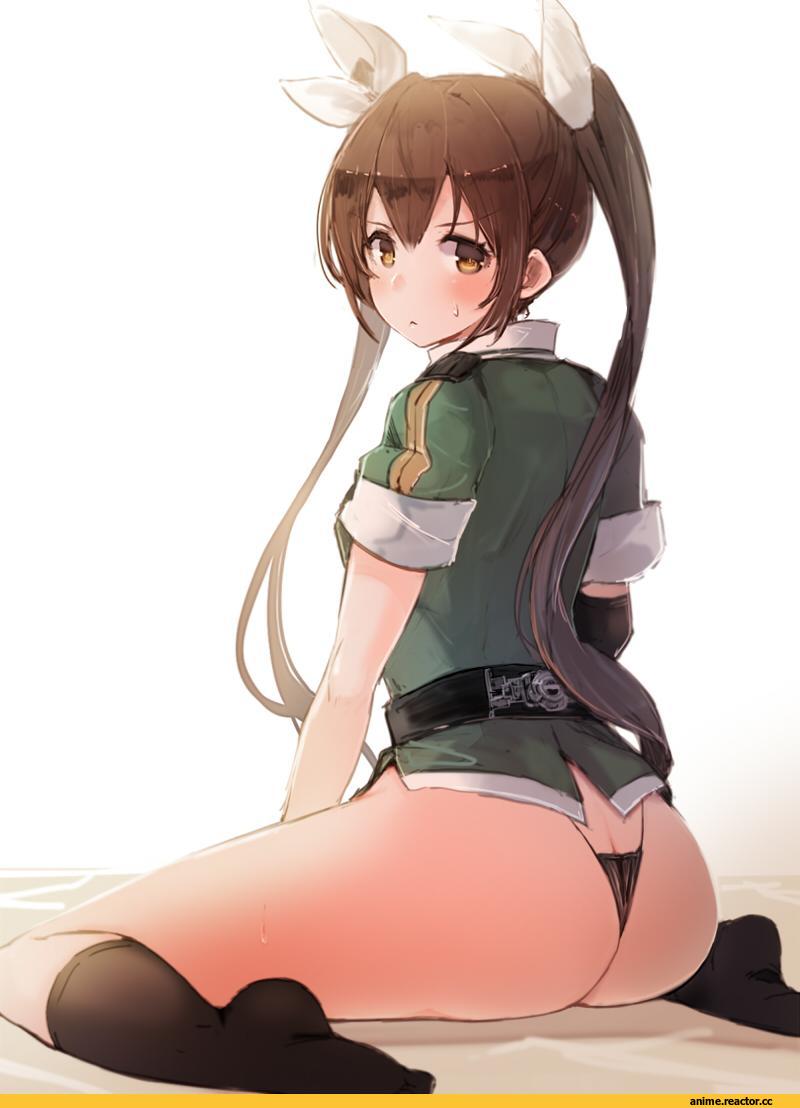 Sumisu (Mondo), Anime Art, Tone (Kantai Collection), Kantai Collection, Adult pantsu, Anime Ero, oshiri, Anime