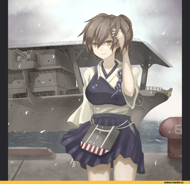 Kaga (Kantai Collection), Kantai Collection, fiction (forged), Anime