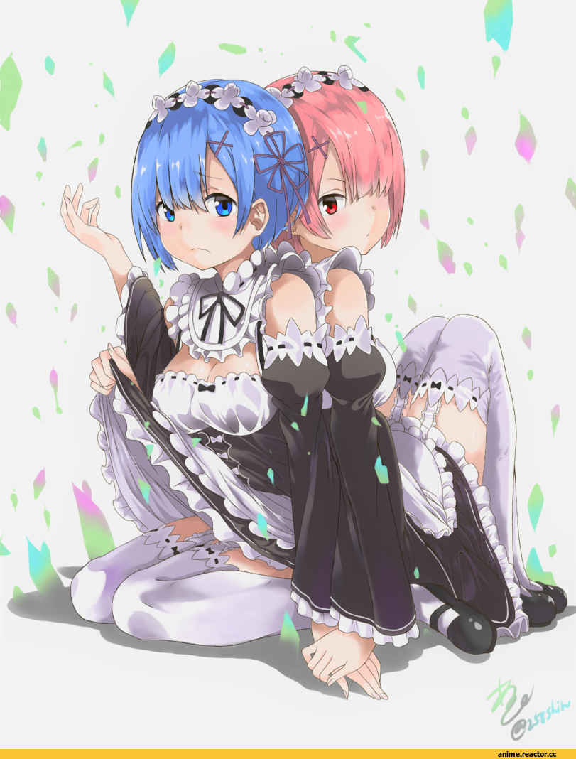 Re Zero Kara Hajimeru Isekai Seikatsu, Rem (re zero), Ram (Re Zero), Anime