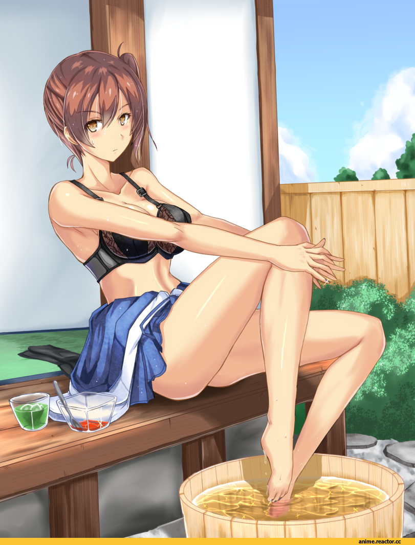 Kaga (Kantai Collection), Kantai Collection, Anime Ero, Luna (gunfire), Anime
