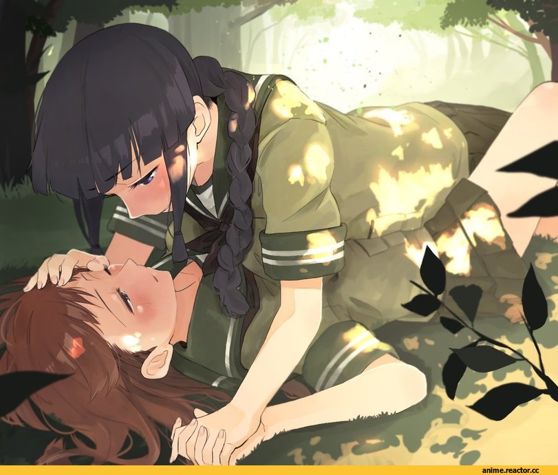 wataro (watawatawatapon), Kitakami (Kantai Collection), Kantai Collection, Ooi (Kantai Collection), Shoujo Ai, Anime