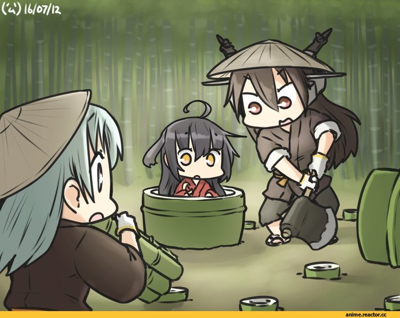 Mikazuki (Kantai Collection), Kantai Collection, Nagato (Kantai Collection), Suzuya (Kantai Collection), Hamu Koutarou, удалённое, Anime