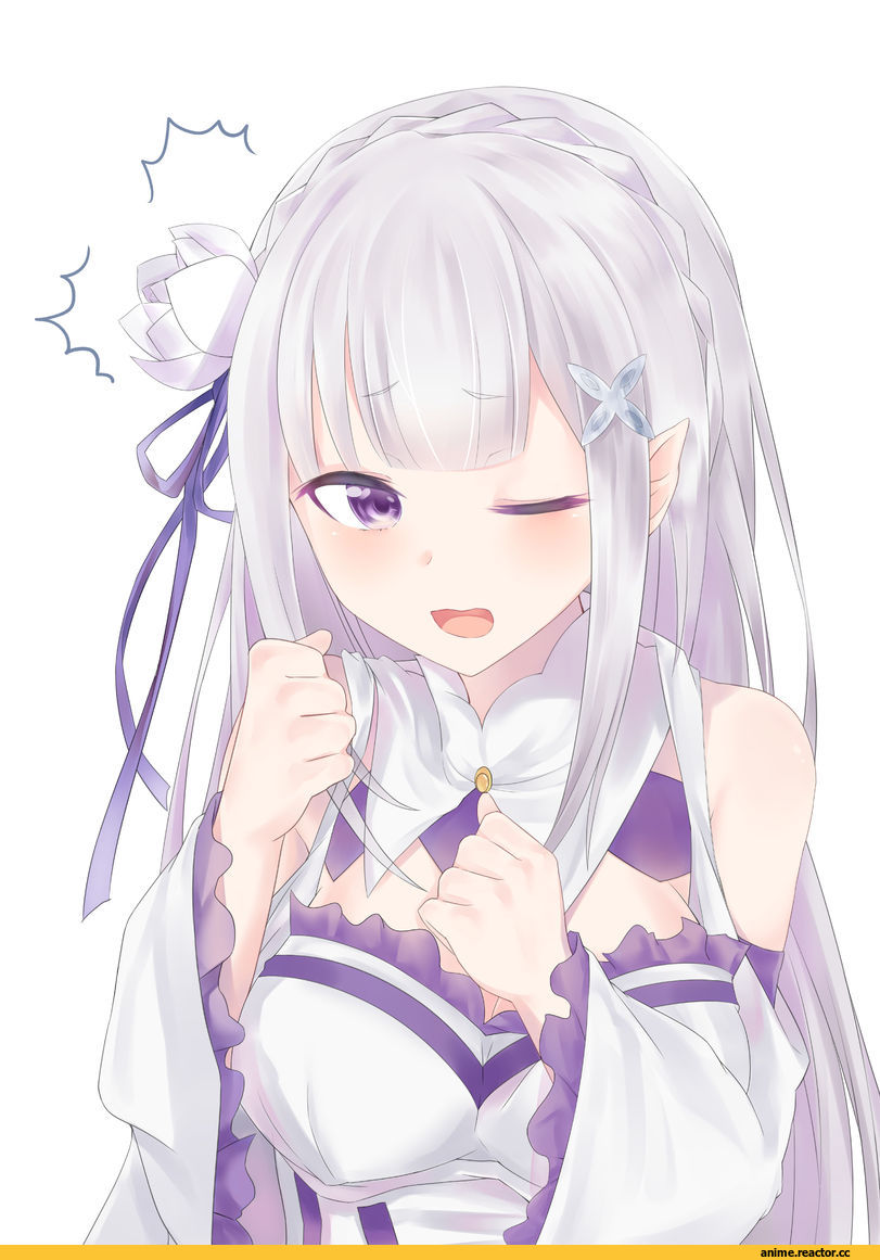 Emilia (re zero), Re Zero Kara Hajimeru Isekai Seikatsu, Anime