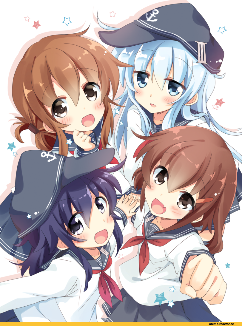 hizuki yayoi, Akatsuki, Kantai Collection, Hibiki (Kantai Collection), Ikazuchi, Inazuma (Kantai Collection), Anime