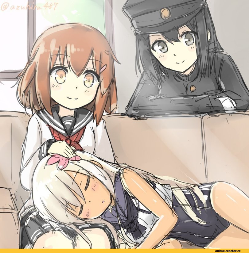 azuhira, Ikazuchi, Kantai Collection, Akitsu Maru, Ro-500 (Kantai Collection), Anime
