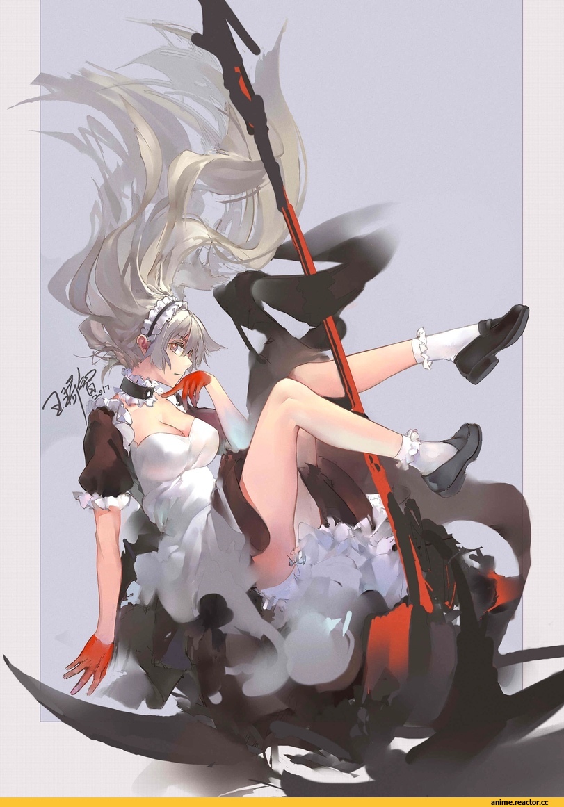 Anime Original, Anime Art, ittou, Maid, Large Breasts (Anime), Anime